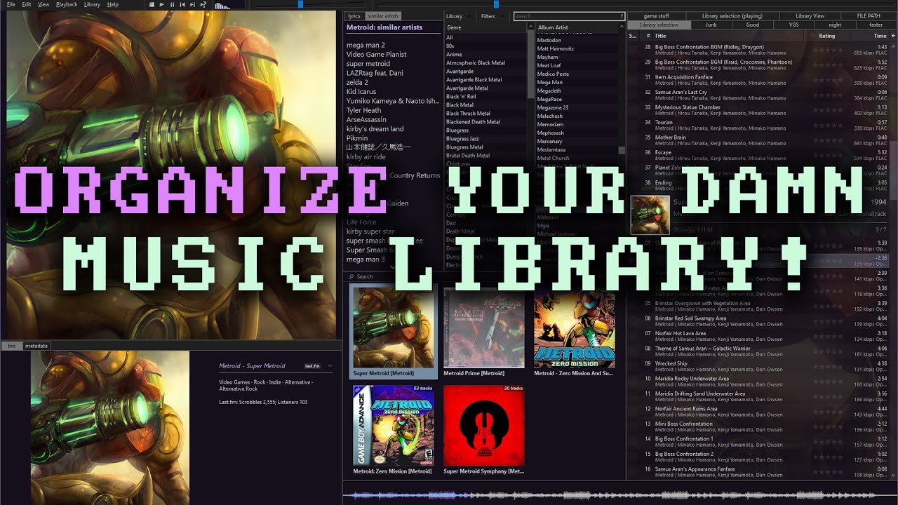 How To Organize Your Music Library Like A Pro | Foobar2000 File ...